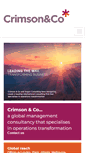 Mobile Screenshot of crimsonandco.com